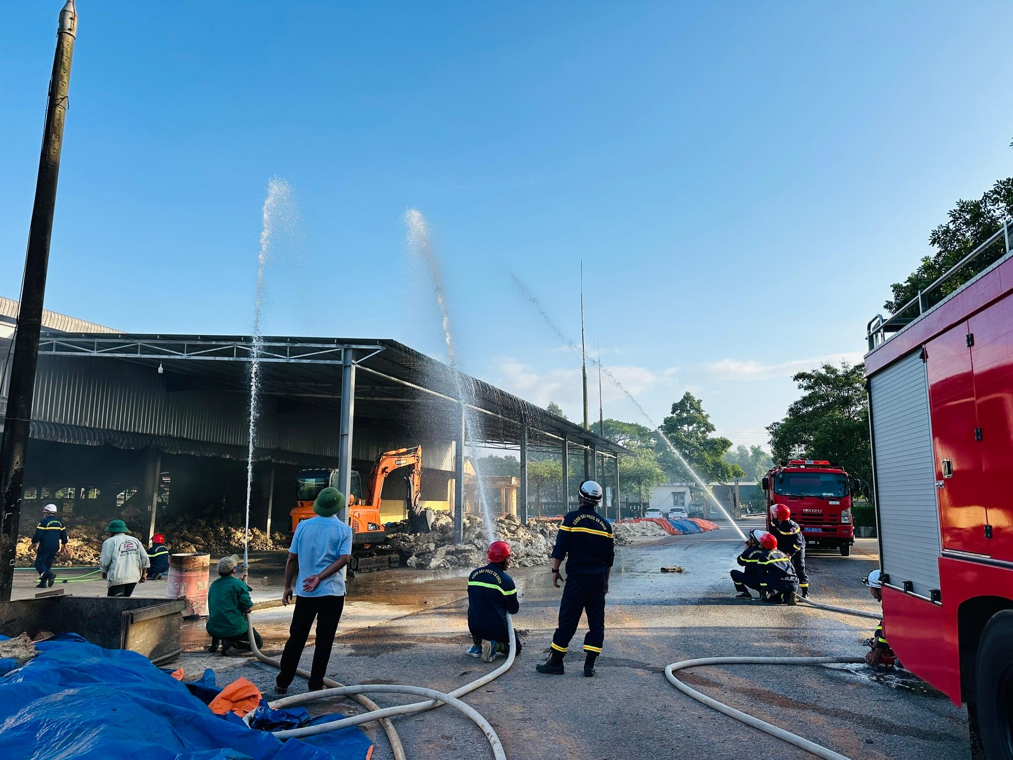 Thực tập phương án chữa cháy và cứu nạn cứu hộ tại Xí nghiệp chế biến cơ khí thuộc Công ty TNHH...